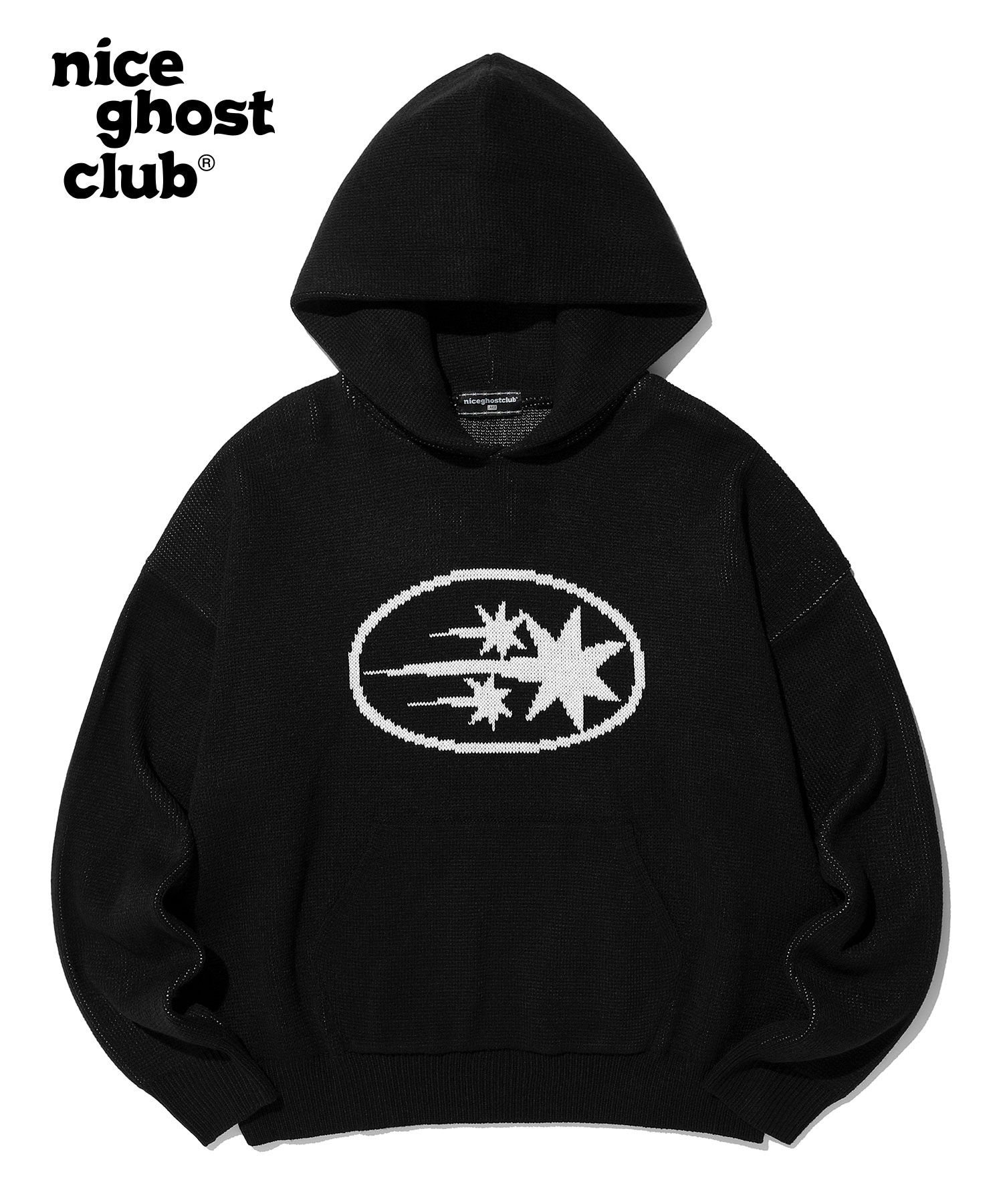 ★Nice Ghost Club★3STAR LOGO APPLIQUE SWEATSHIRTS MUSINSA | NICE GHOST CLUB GHOST 3STAR HOODIE ZIP UP_NAVY