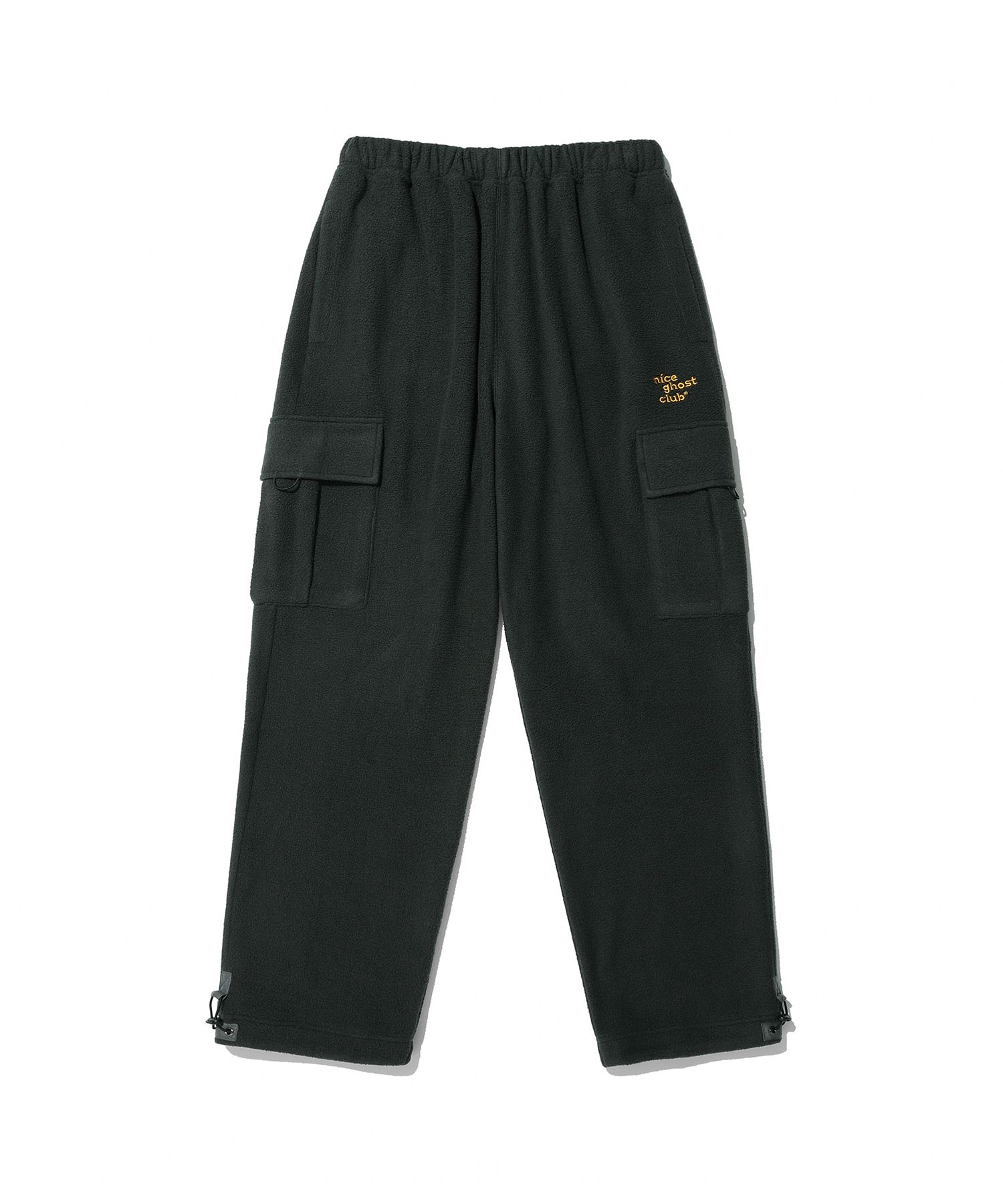 MUSINSA公式 | NICE GHOST CLUB FLEECE CARGO PANTS_CHARCOAL(NG2CFUPA13A)