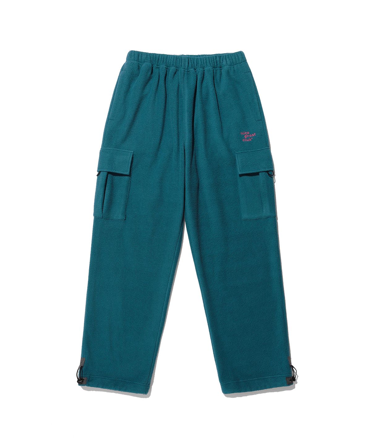 나이스고스트클럽(NICEGHOSTCLUB) FLEECE CARGO PANTS_TEAL GREEN(NG2CFUPA13A)