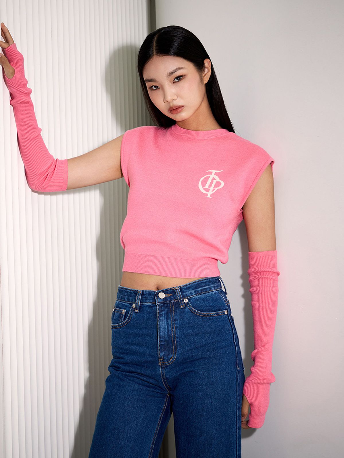 탑걸(TOPGIRL) TG ARM WARMER & VEST SET_T226TP102