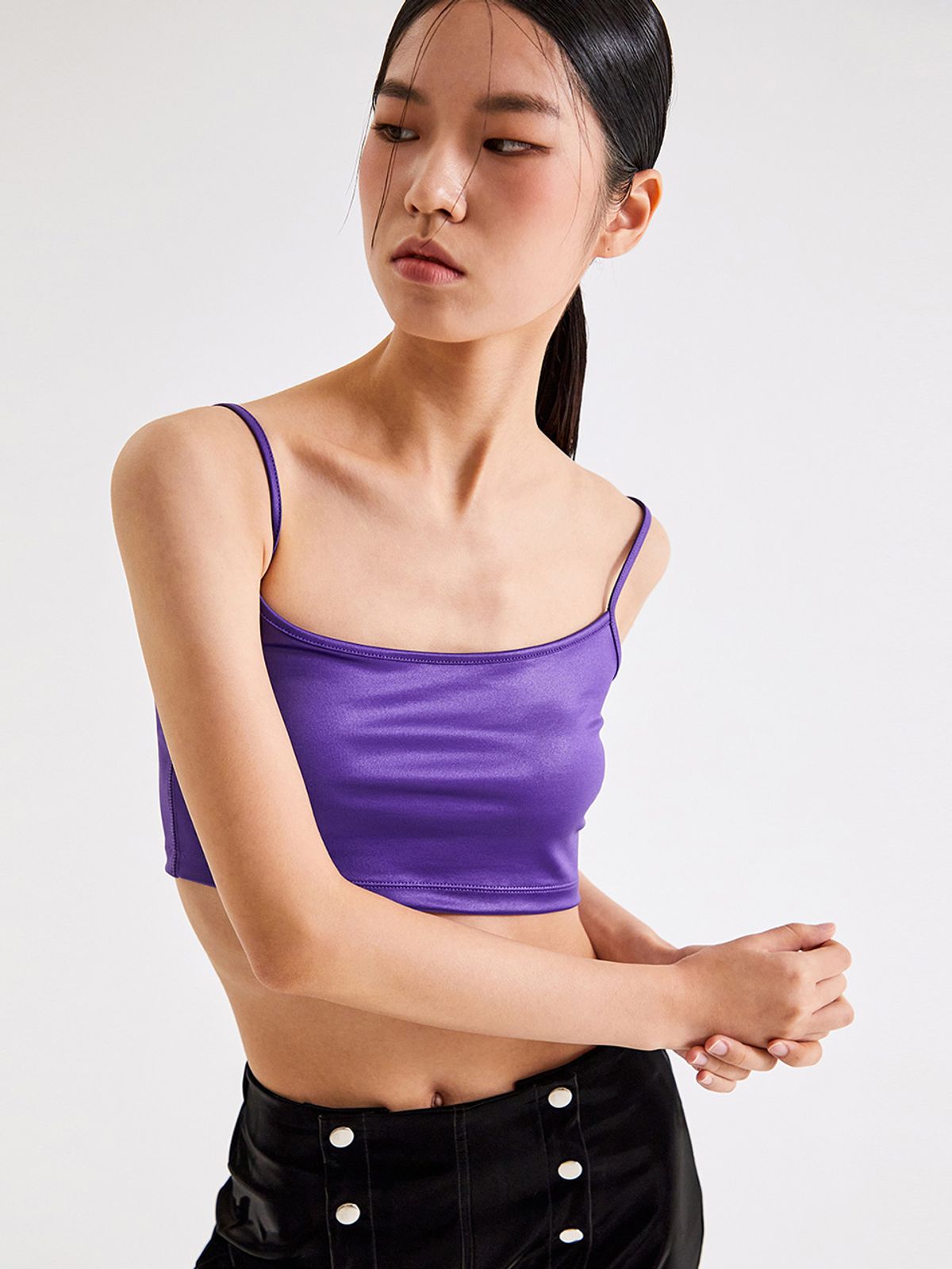 탑걸(TOPGIRL) METALLIC CAMI BRA TOP_T226TP103