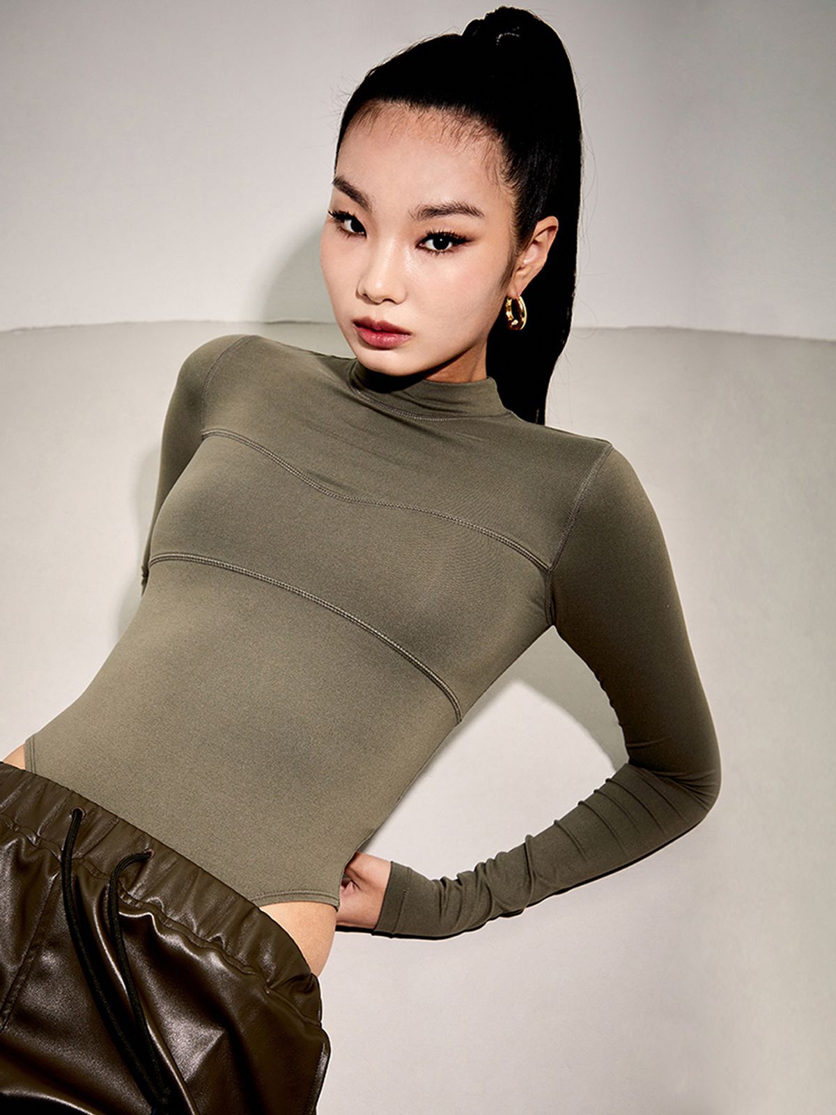 탑걸(TOPGIRL) BUST OUTLINE BODYSUIT_T226BS304