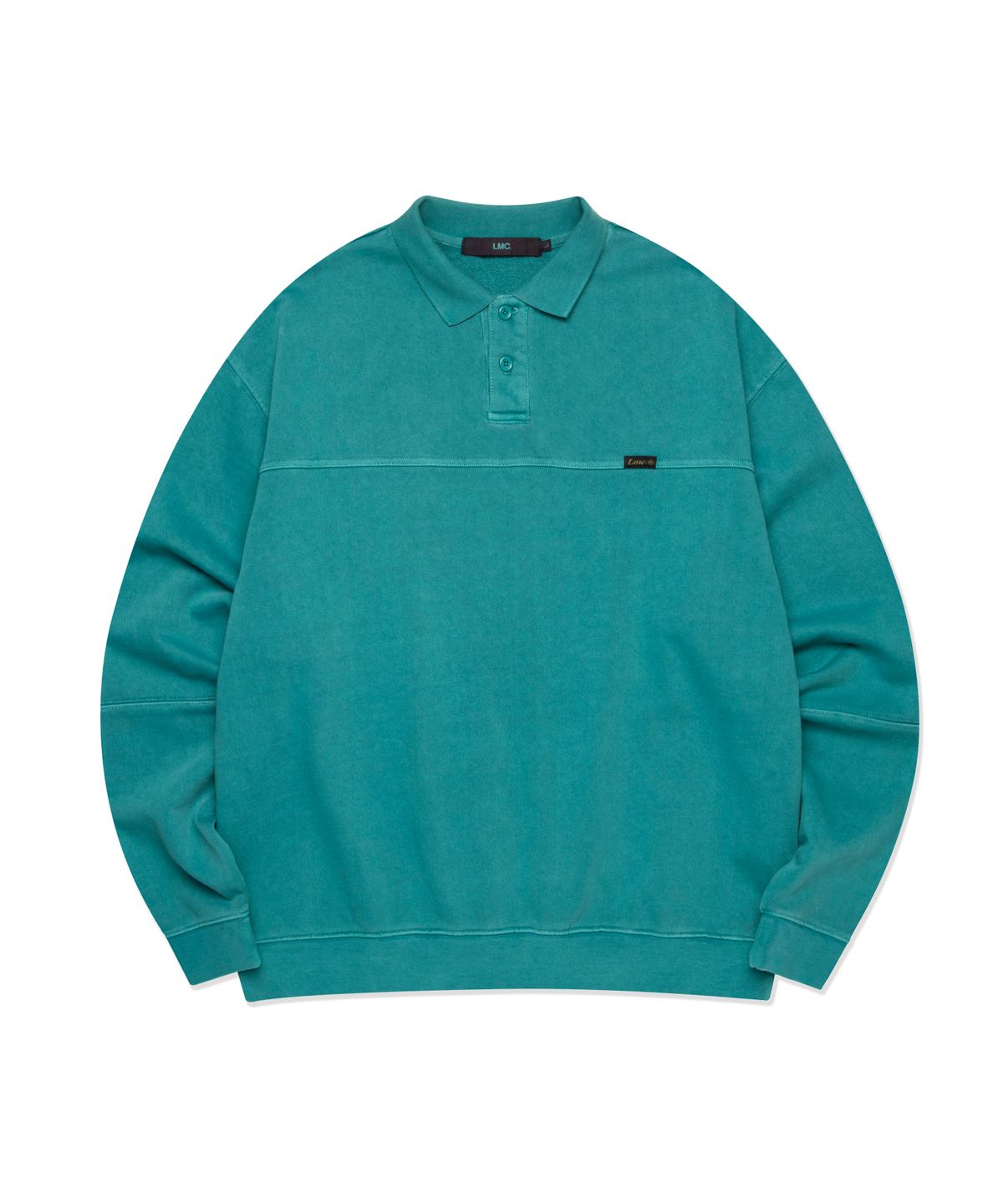엘엠씨(LMC) LMC OVERDYED CLASSIC COLLAR SWEATSHIRT teal