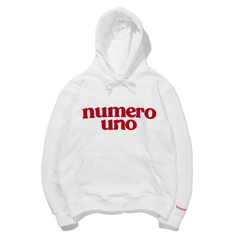 NUMERO UNO HOODIE  WHITE