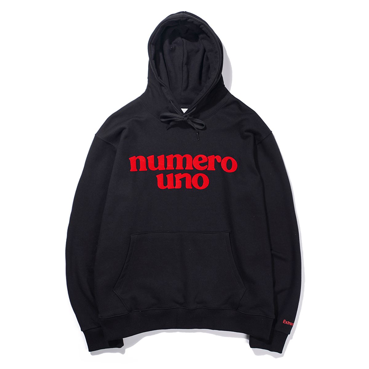 엑스트라오디너리(EXTRAORDINARY) NUMERO UNO HOODIE  BLACK