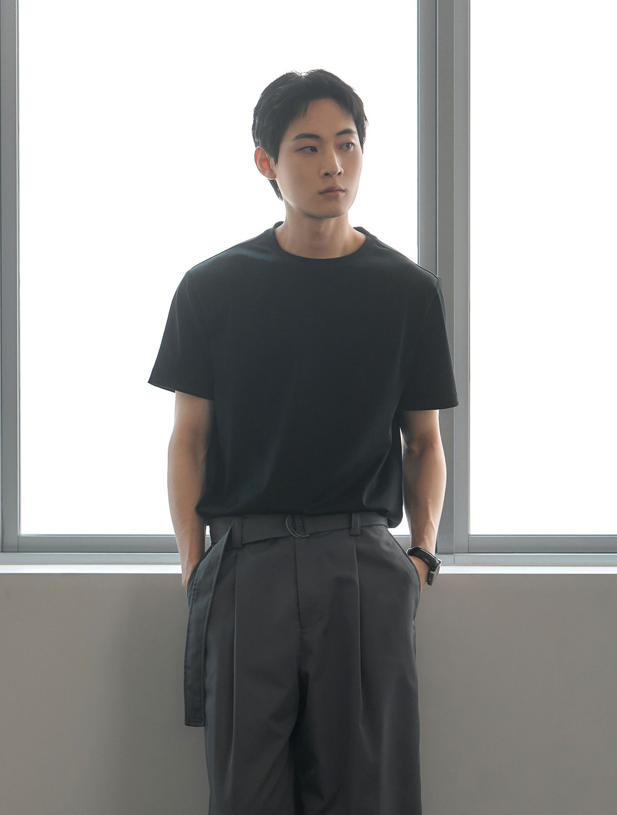와이잭(YJACK) M_시그니처 클래식 & 베이직 핏 반소매 티셔츠 (180gsm) KMJT001