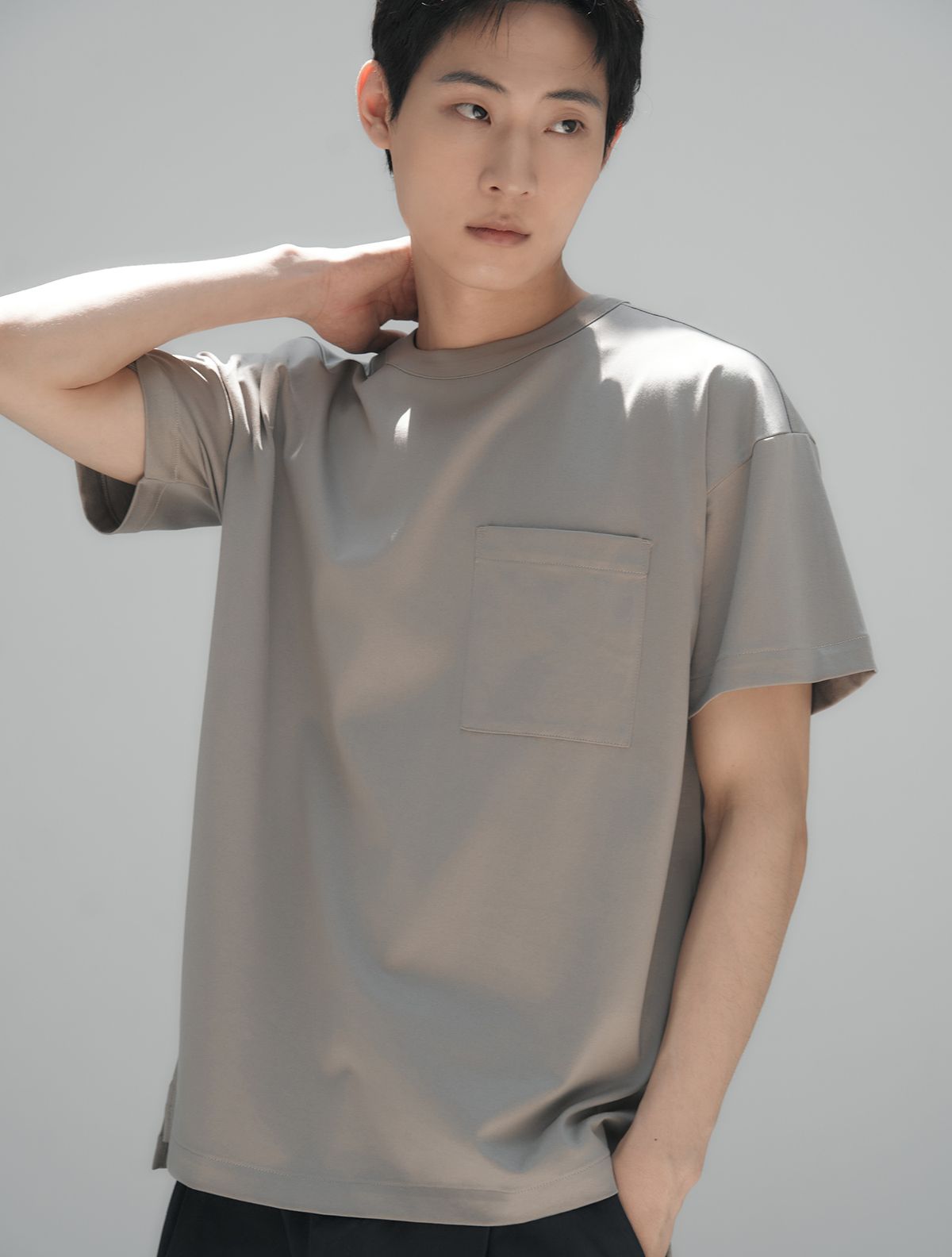 와이잭(YJACK) M_포켓 루즈핏 반소매 티셔츠 (215gsm) MJT1788
