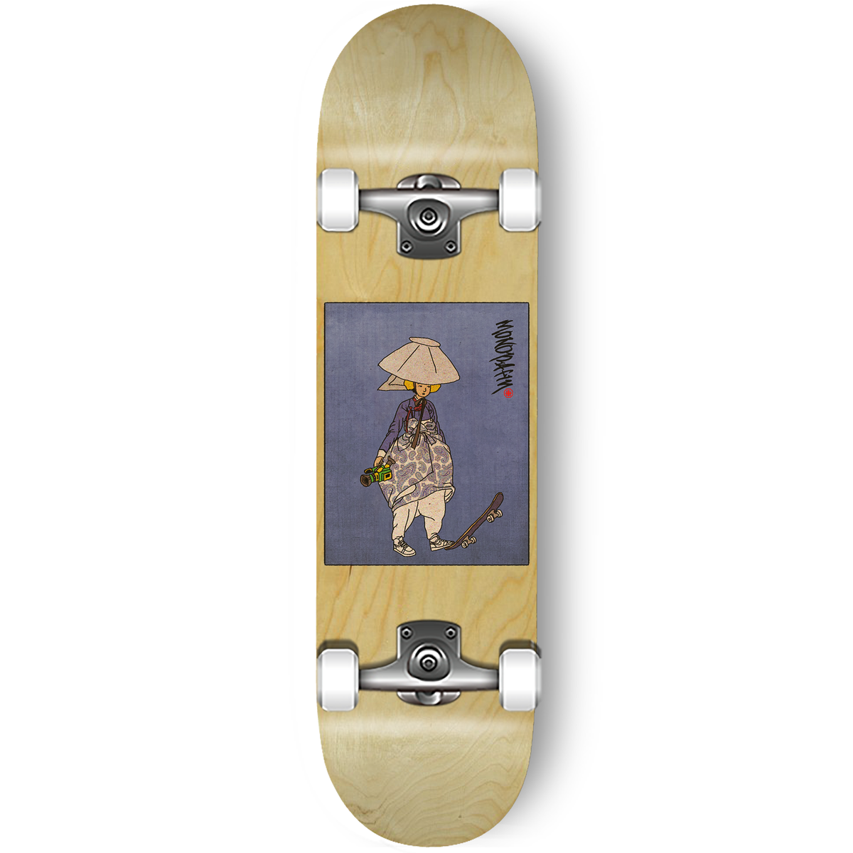 모노파틴(MONOPATIN) sinyunbok woman with vx1000 skateboard - indigo