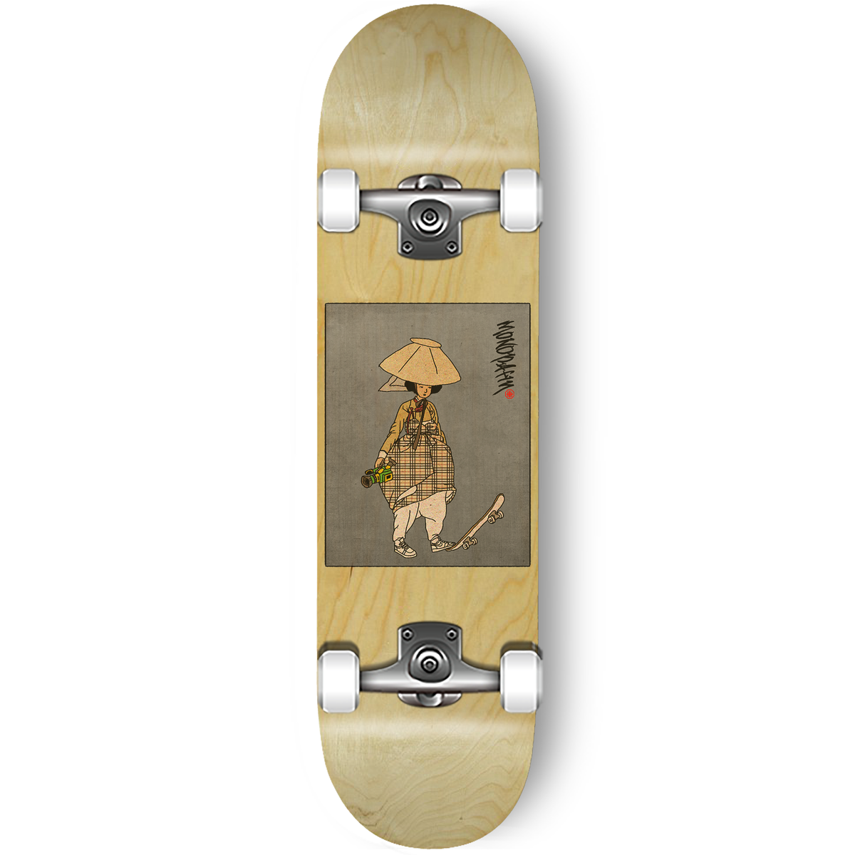 모노파틴(MONOPATIN) sinyunbok woman with vx1000 skateboard - chestnut