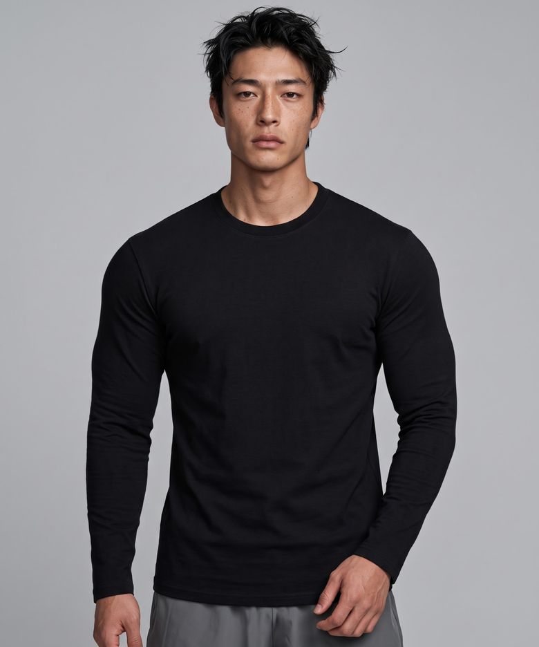무지 머슬핏 긴팔 5컬러