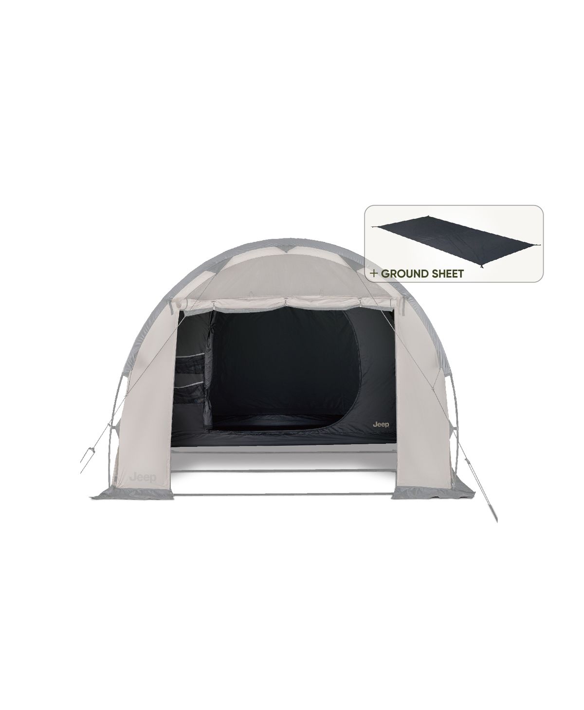 지프 캠핑(JEEP CAMPING) 베럭 2P 이너텐트 & 그라운드 시트