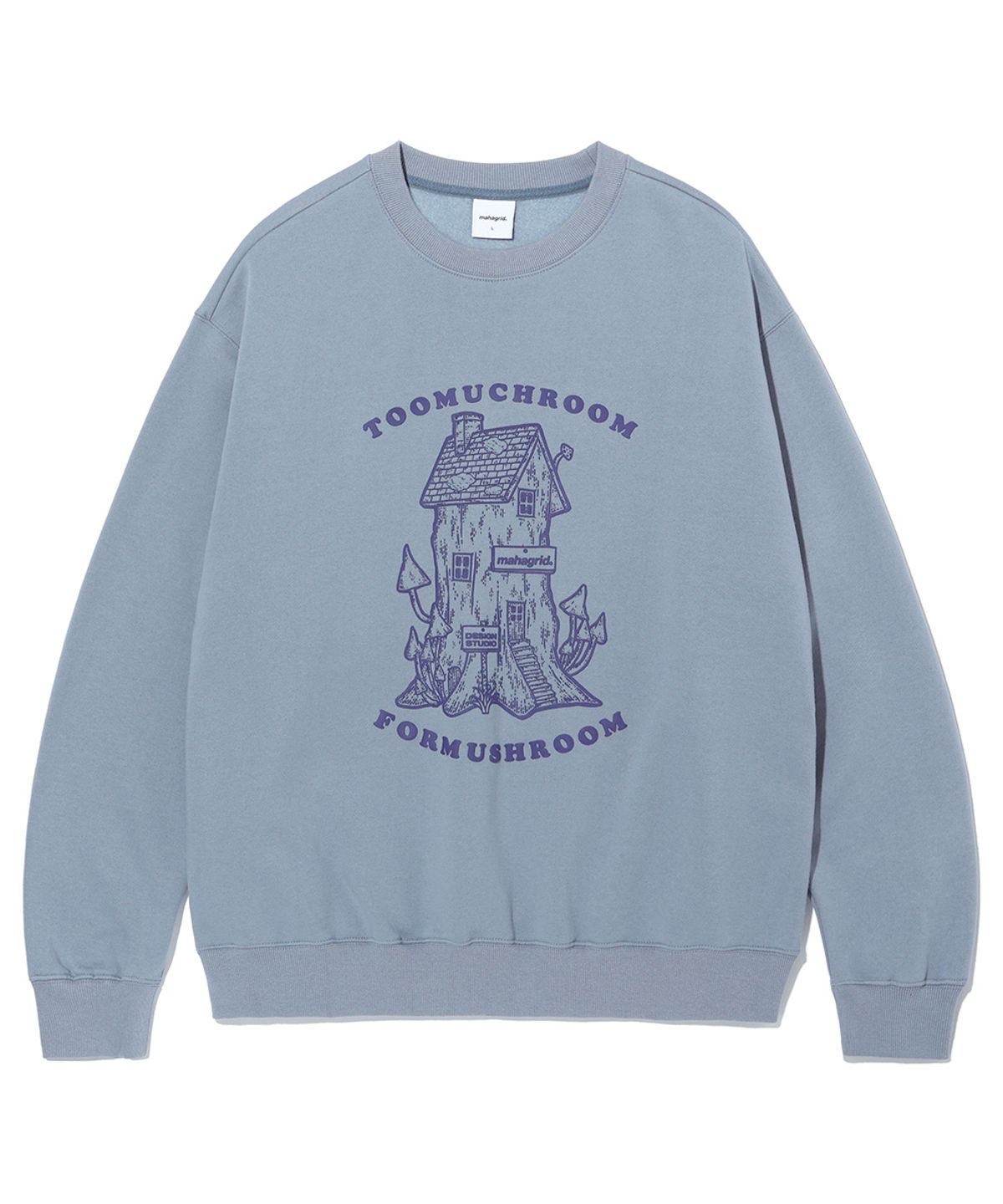 마하그리드(MAHAGRID) MUSHROOM SWEATSHIRT BLUE(MG2CFMM443A)