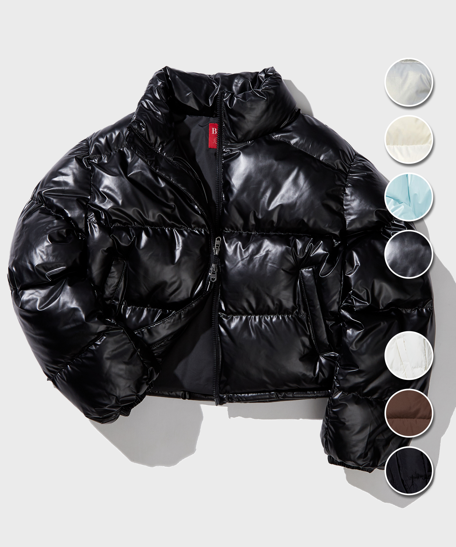 MUSINSA公式 | BITTERCELLS Crop Puffer Jacket - 7 Colors
