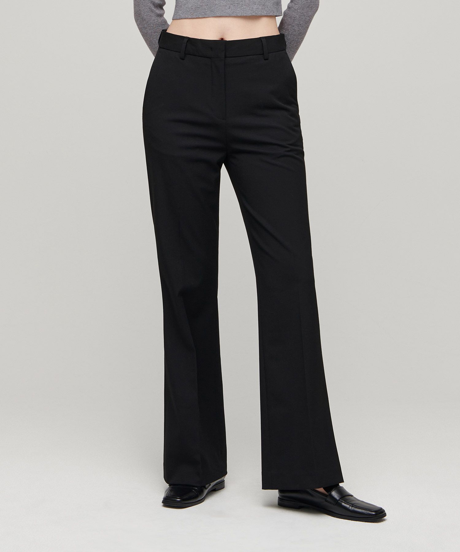 パンツ MUSINSA STANDARD Women's Semi Boot Cut Hidden Banding Slacks MUSINSA | MUSINSA STANDARD WOMAN Women's Semi Bootcut Hidden