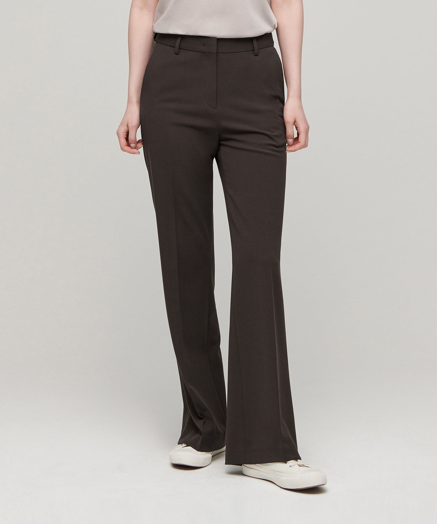パンツ MUSINSA STANDARD Women's Semi Boot Cut Hidden Banding Slacks MUSINSA | MUSINSA STANDARD WOMAN Women's Semi Bootcut Hidden