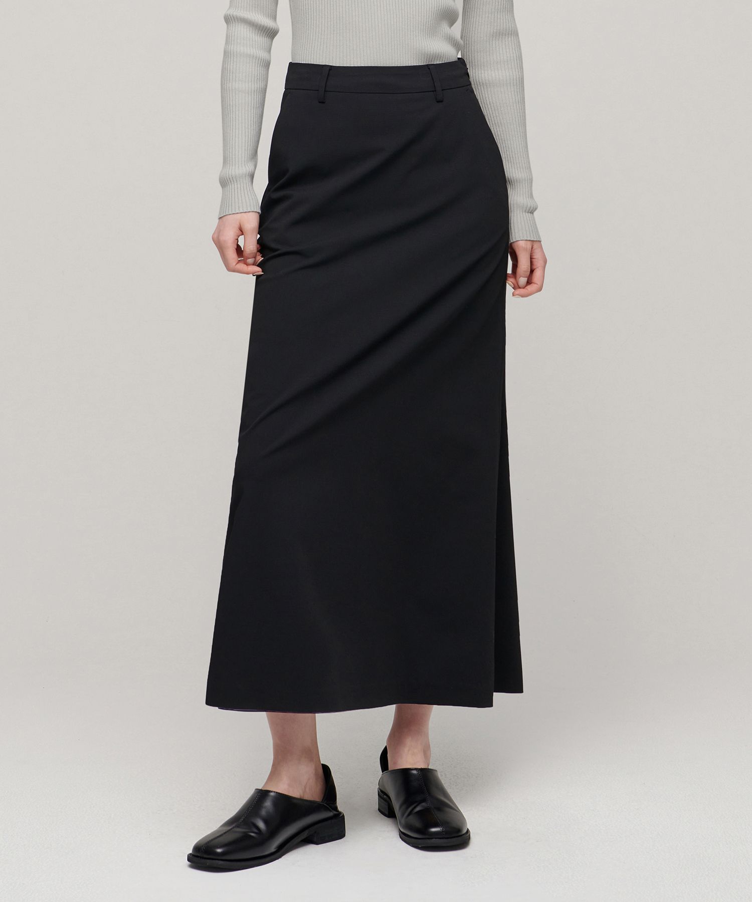 スカート musinsastandardwoman Women's Crinkle Long Skirt Beige MWCKS2 MUSINSA | MUSINSA STANDARD WOMAN Women's Maxi Skirt [Black]