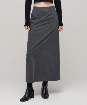 우먼즈 맥시 스커트 [미디엄 그레이]