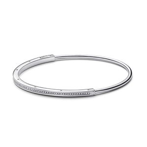 실버 시그니처 I-D 파베 뱅글_592313C01