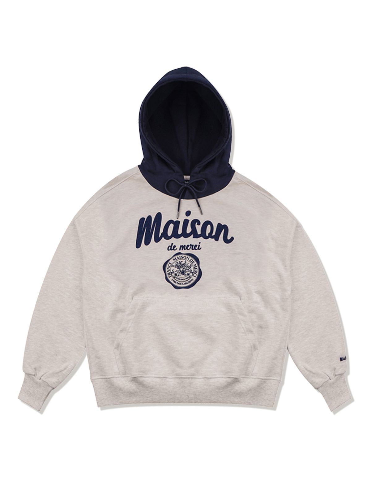 라 메종 스튜디오(LA MAISON STUDIO) UNISEX HEAVY WEIGHT 투톤믹스 후디 오트밀(FCC3TS474M)
