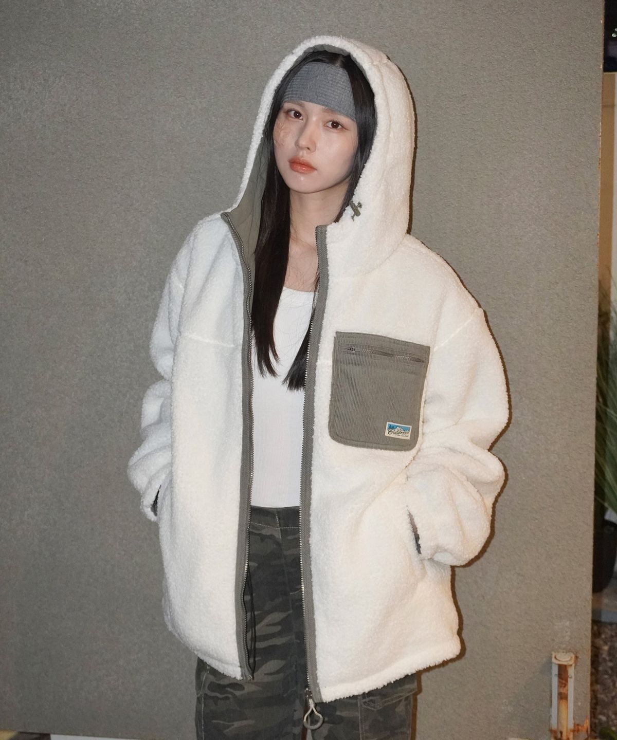 후아유(WHO.A.U) Reversible Dumble Jumper / WHJPF4T14U