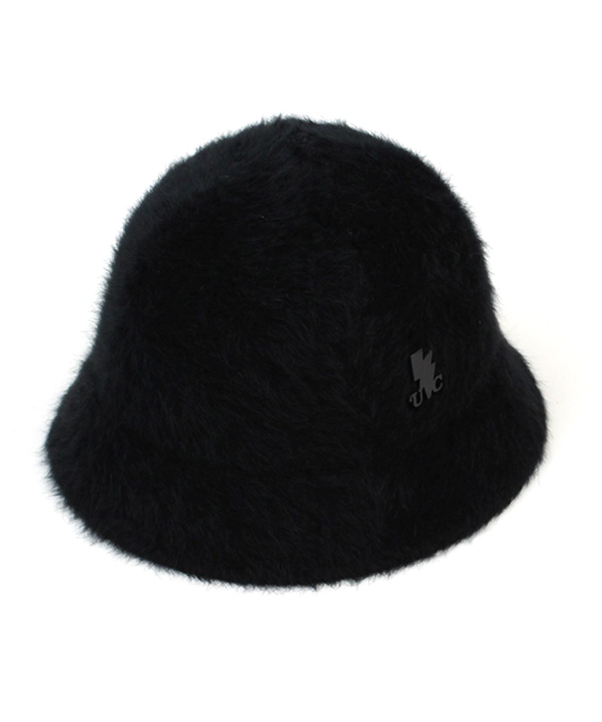 유니버셜 케미스트리(UNIVERSAL CHEMISTRY) Rabbit Fur Black Cloche Hat 클로슈햇