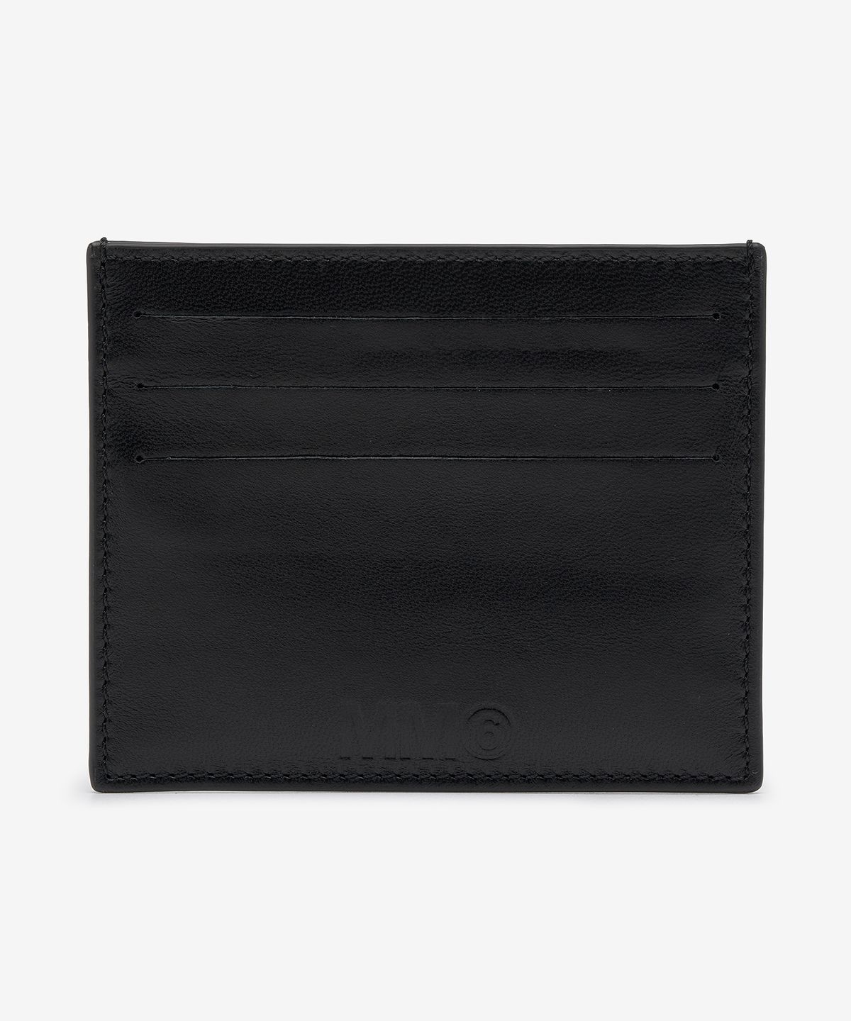 엠엠식스(MM6 MAISON MARGIELA) 로고 카드 홀더 - 블랙 / XS54UI0129P4812T8013