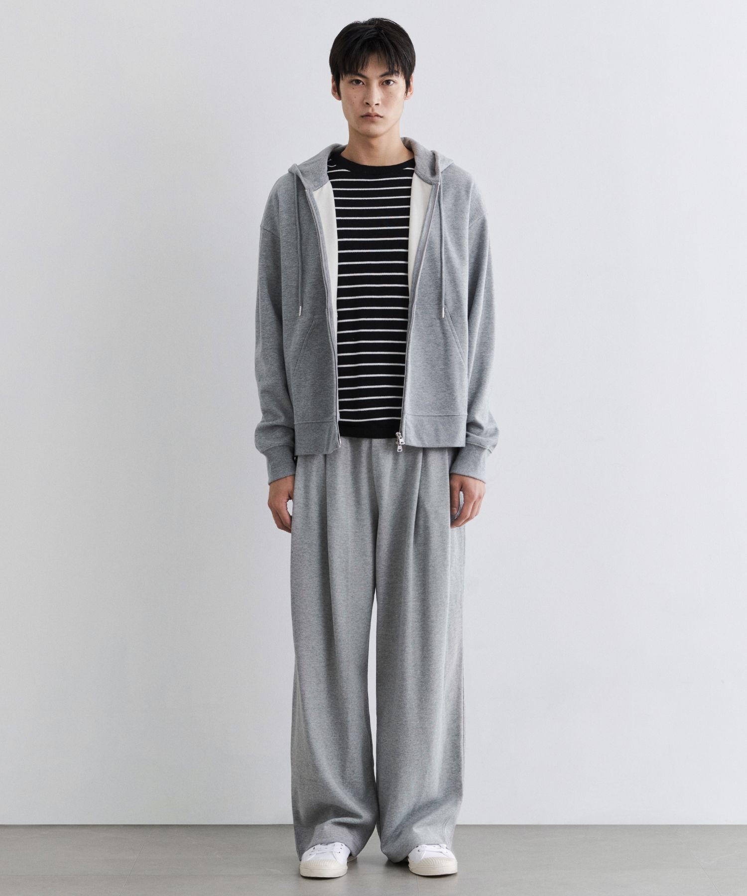 ★MUSINSA STANDARD★ Two tuck wide denim pants gray MMBNP103 MUSINSA | MUSINSA STANDARD Two Tuck Wide Denim Pants [Gray]