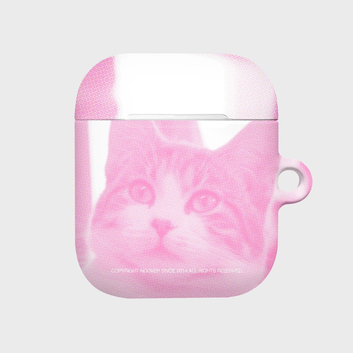 앤커버(NCOVER) DEPICTED PINK CAT-PINK(에어팟하드)