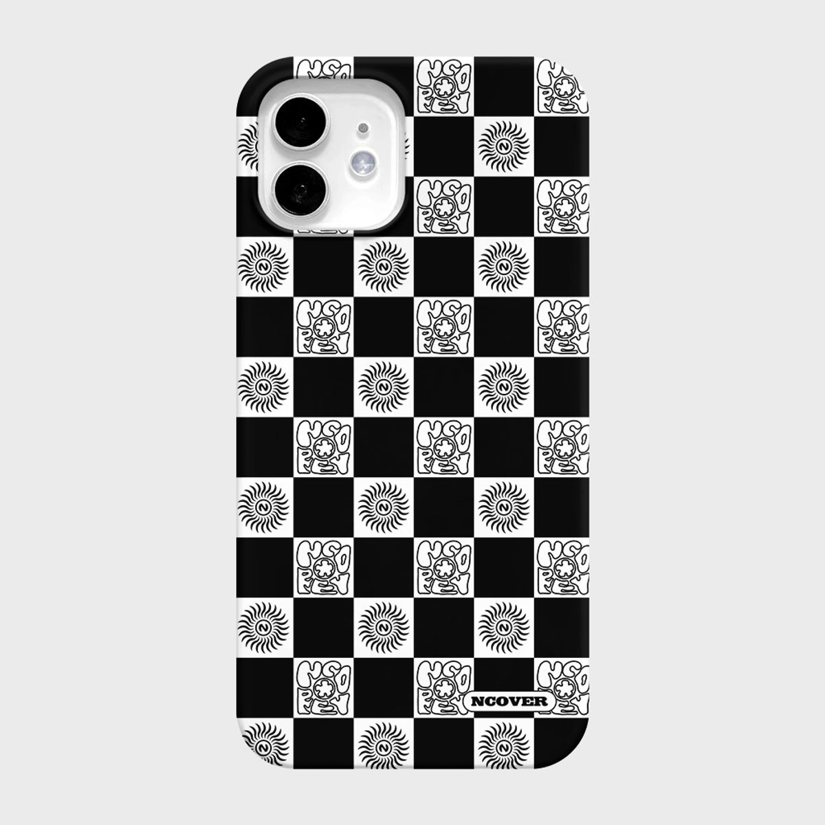 앤커버(NCOVER) SPREAD SYMBOL BLACK CHECKER-BLACK(하드)