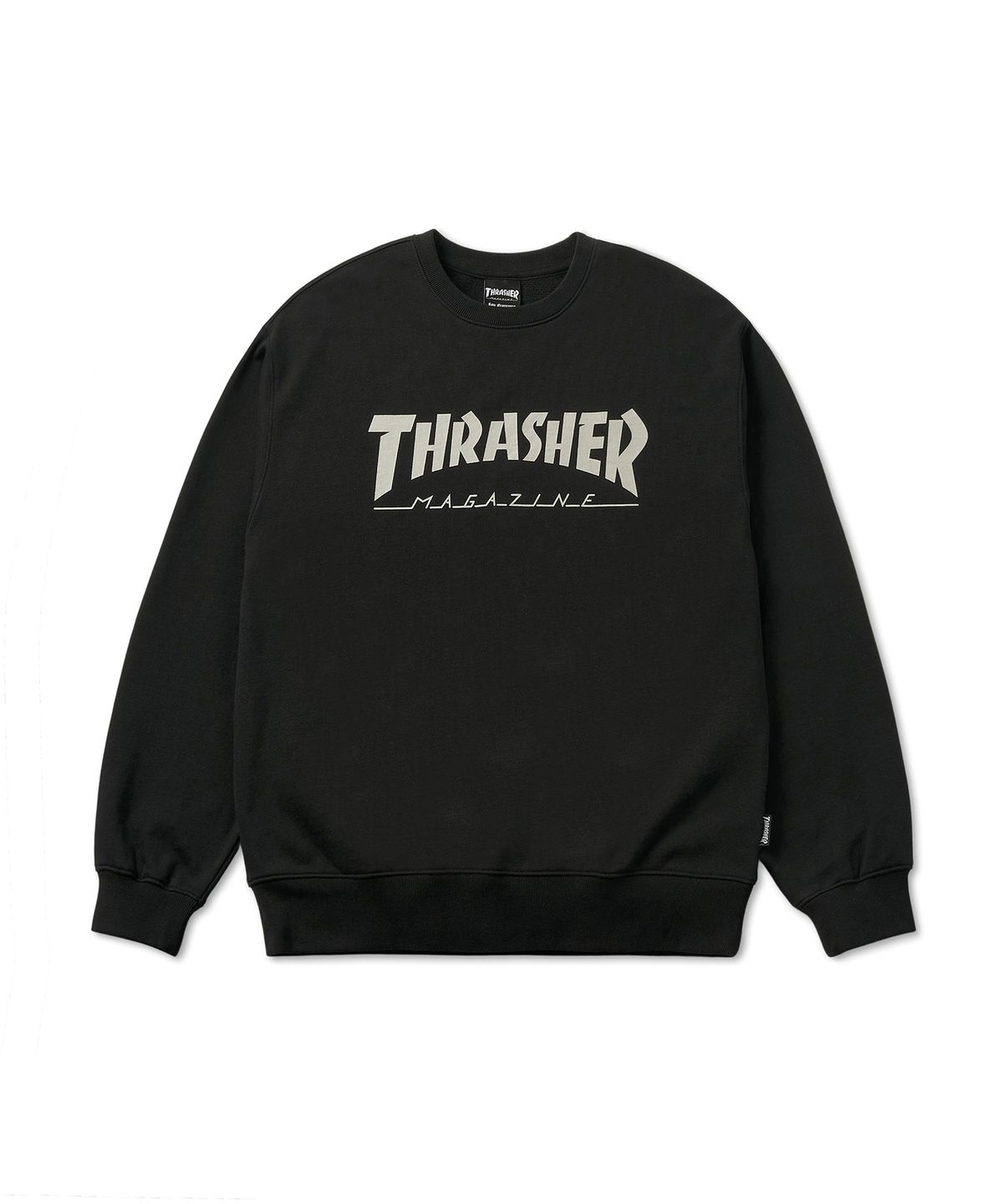 트레셔(THRASHER) 매거진 로고 맨투맨 블랙/그레이