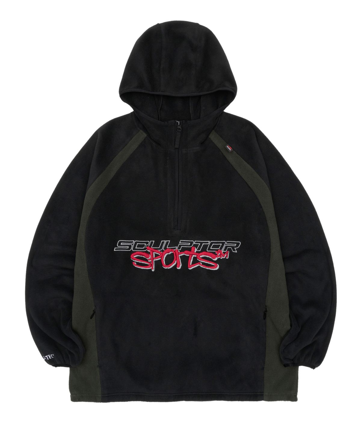 스컬프터(SCULPTOR) POLARTEC® Color Block Anorak Pullover Black