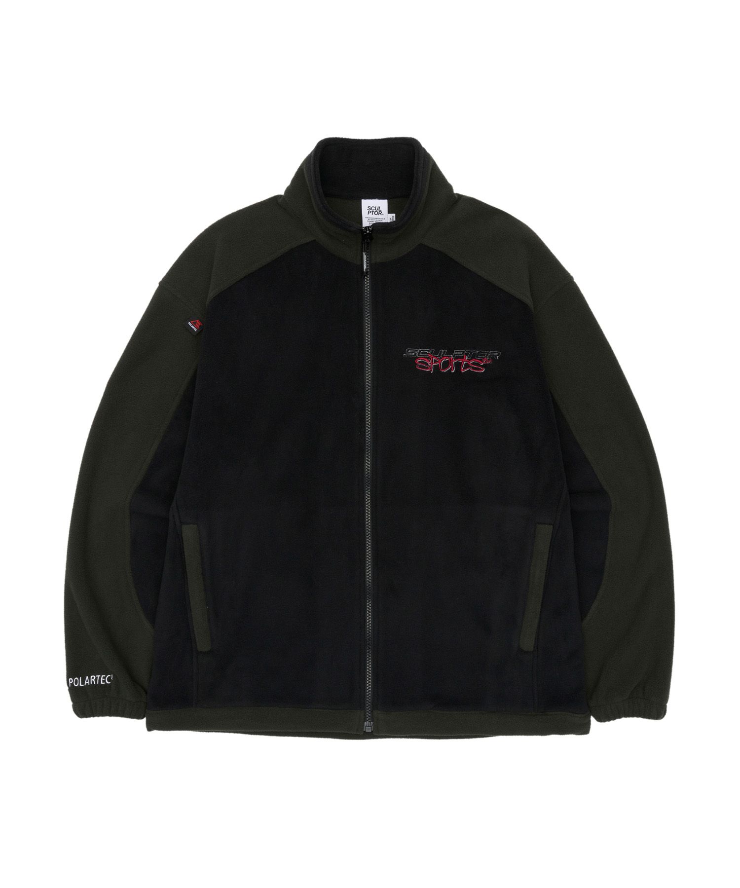 MUSINSA公式 | SCULPTOR POLARTEC® ダブルフリースジャケット ブラック