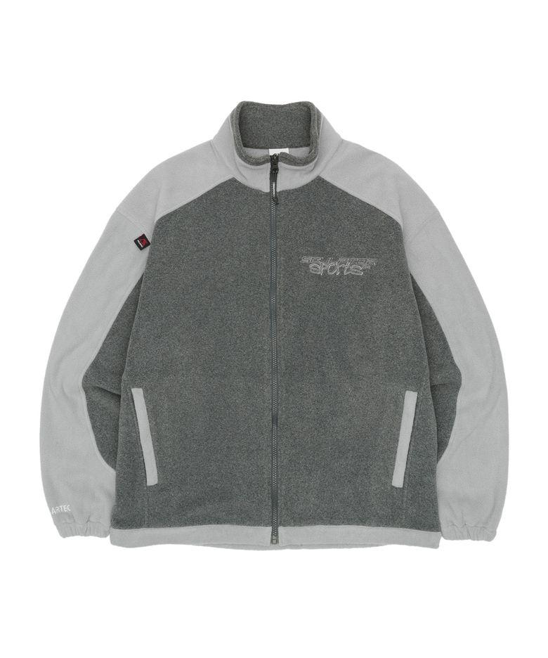 POLARTEC® Double Fleece Jacket Melange Gray