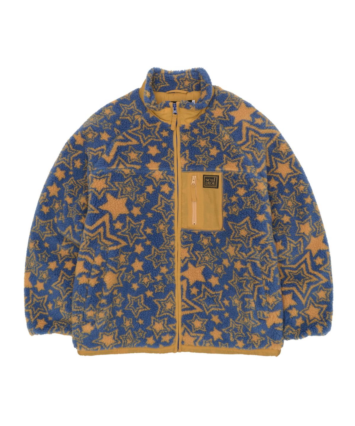 스컬프터(SCULPTOR) Sundry Color Sherpa Jacket Space Blue
