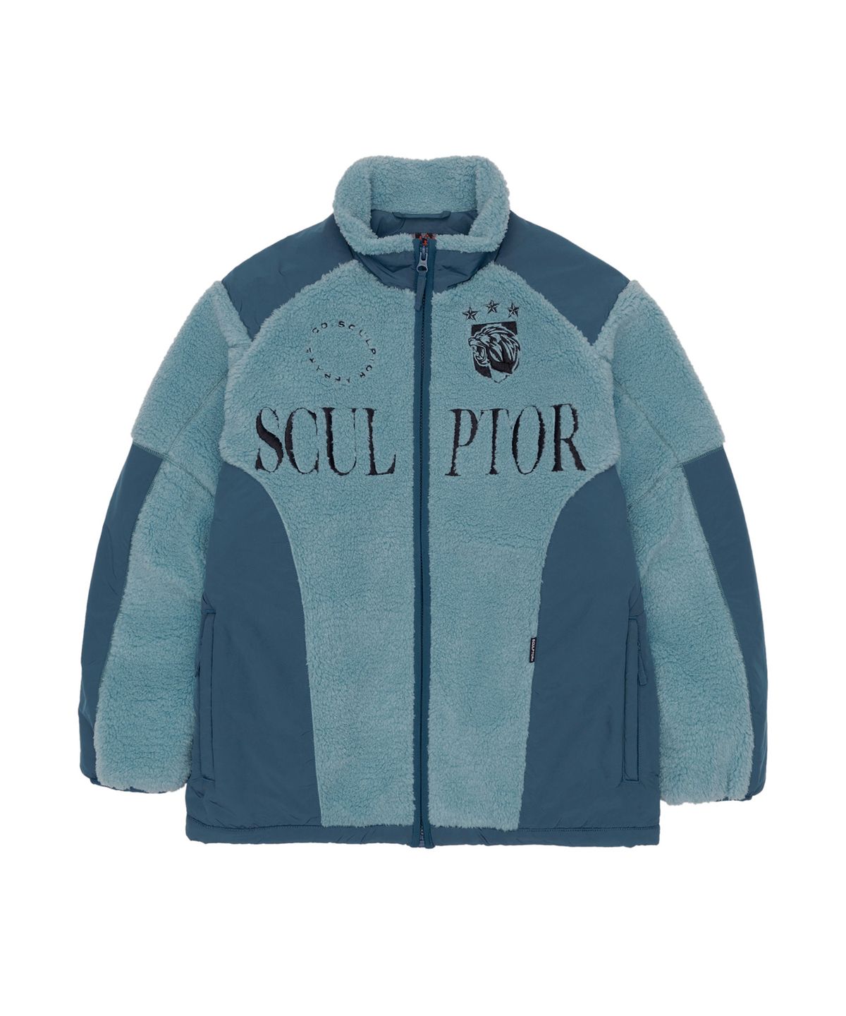 스컬프터(SCULPTOR) Racing Sherpa Jacket Blue/Navy Blue