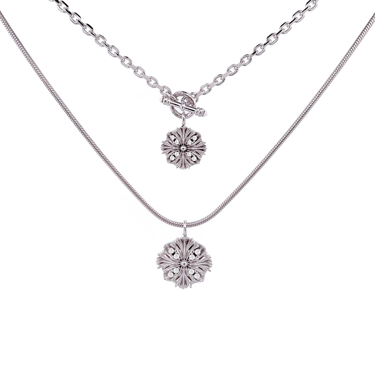 스쿠도(SCUDO) happy flower necklace [stone]