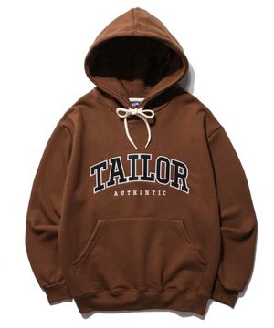 엔비엘 로고 후드 (브라운)