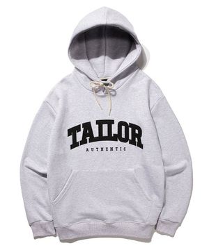 엔비엘 로고 후드 (화이트멜란지)