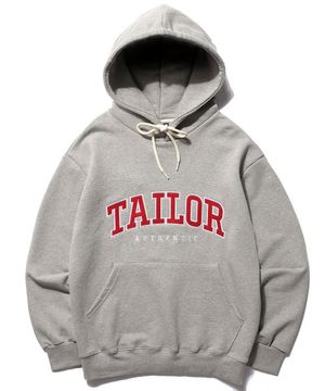 엔비엘 로고 후드 (멜란지레드)