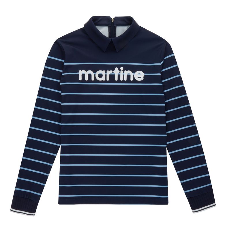 Comfy Stripe T-Shirts_Navy