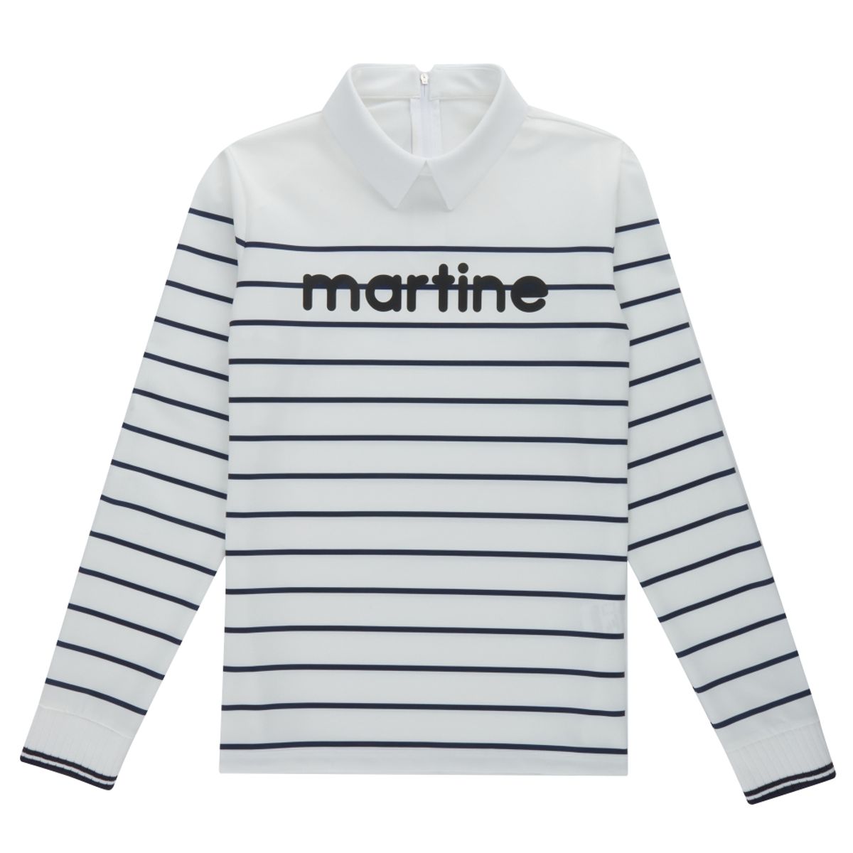 마틴골프(MARTINE GOLF) Comfy Stripe T-Shirts_White