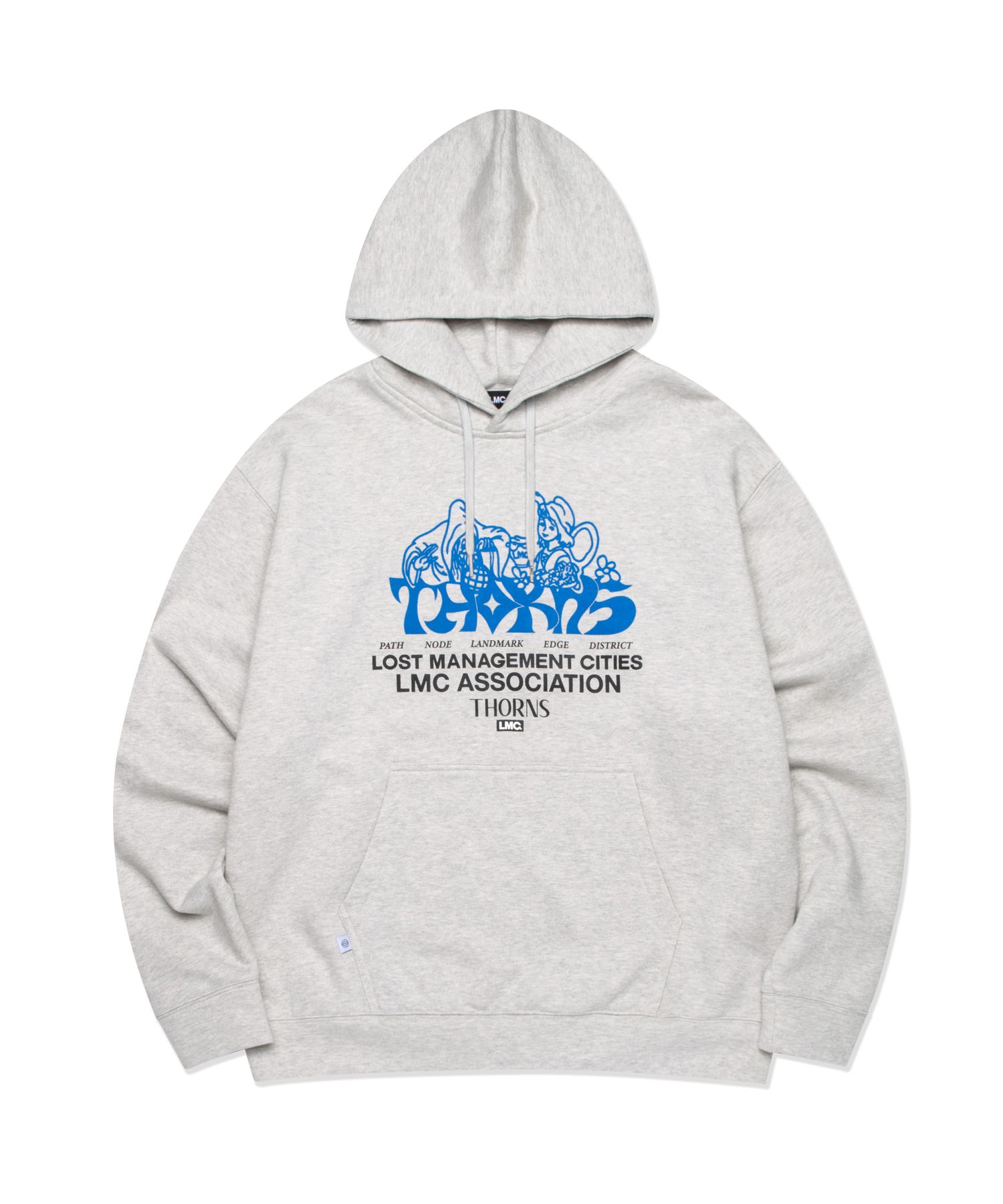MUSINSA | LMC LMC THORNS WIZARD HOODIE heather gray