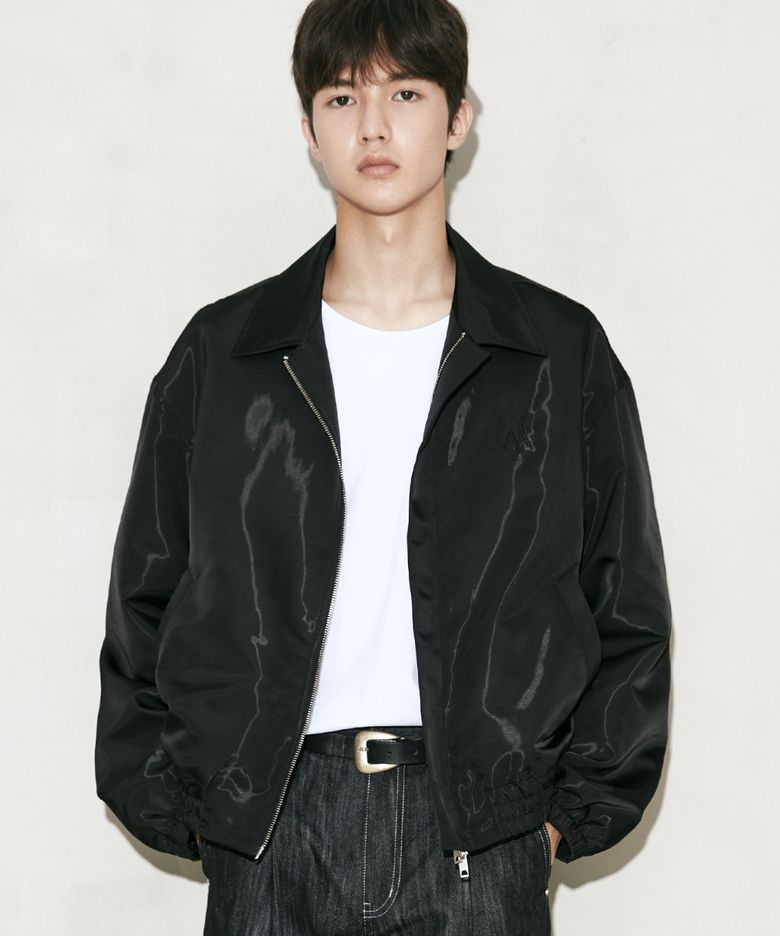 필름트윌 봄버 자켓 [블랙]