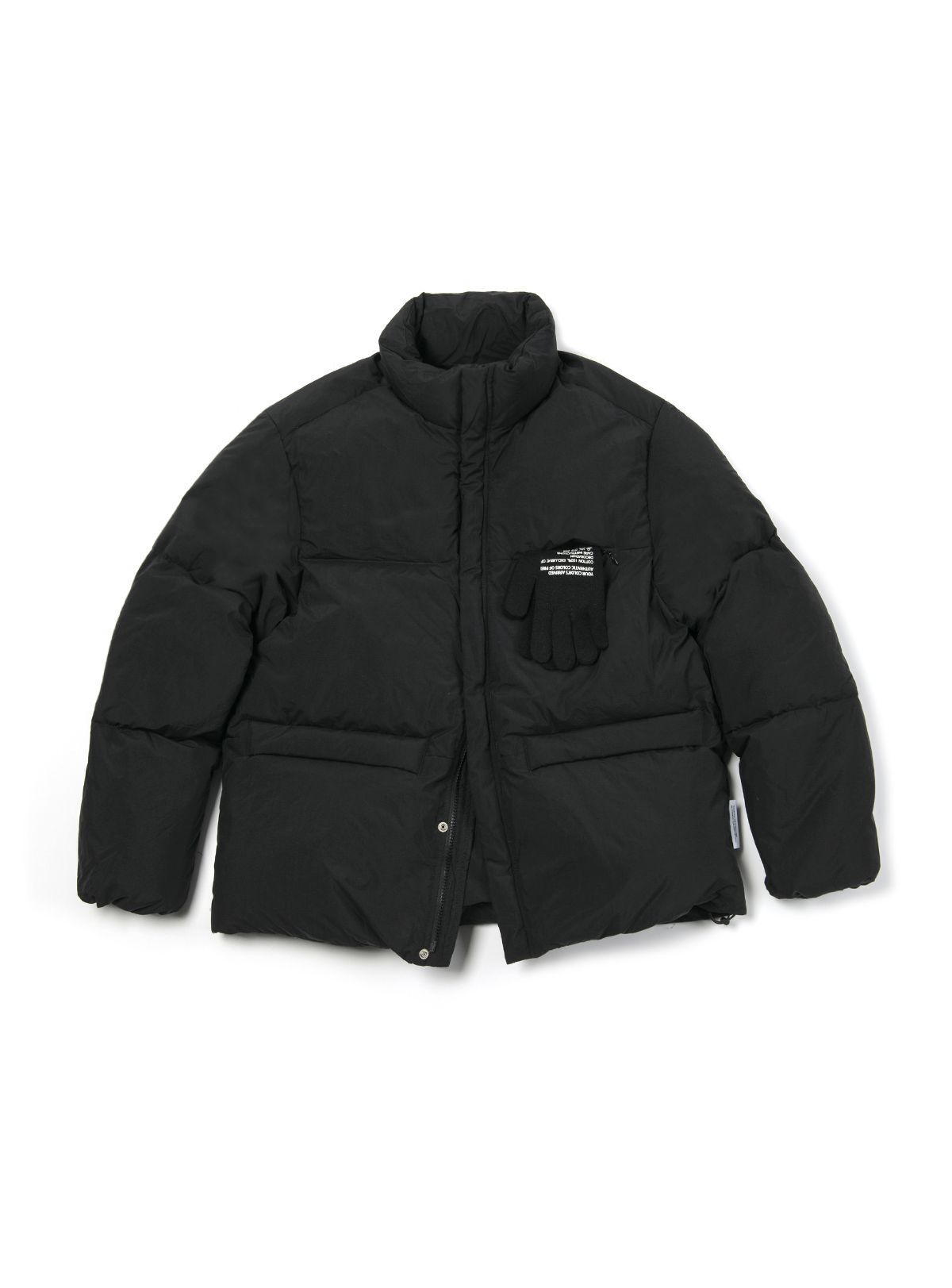MUSINSA | FREI Basic Puffer Jacket (BLACK)