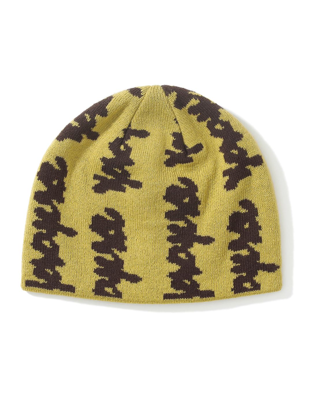 MUSINSA公式 | YESEYESEE Doodled Jacquard Beanie Beige