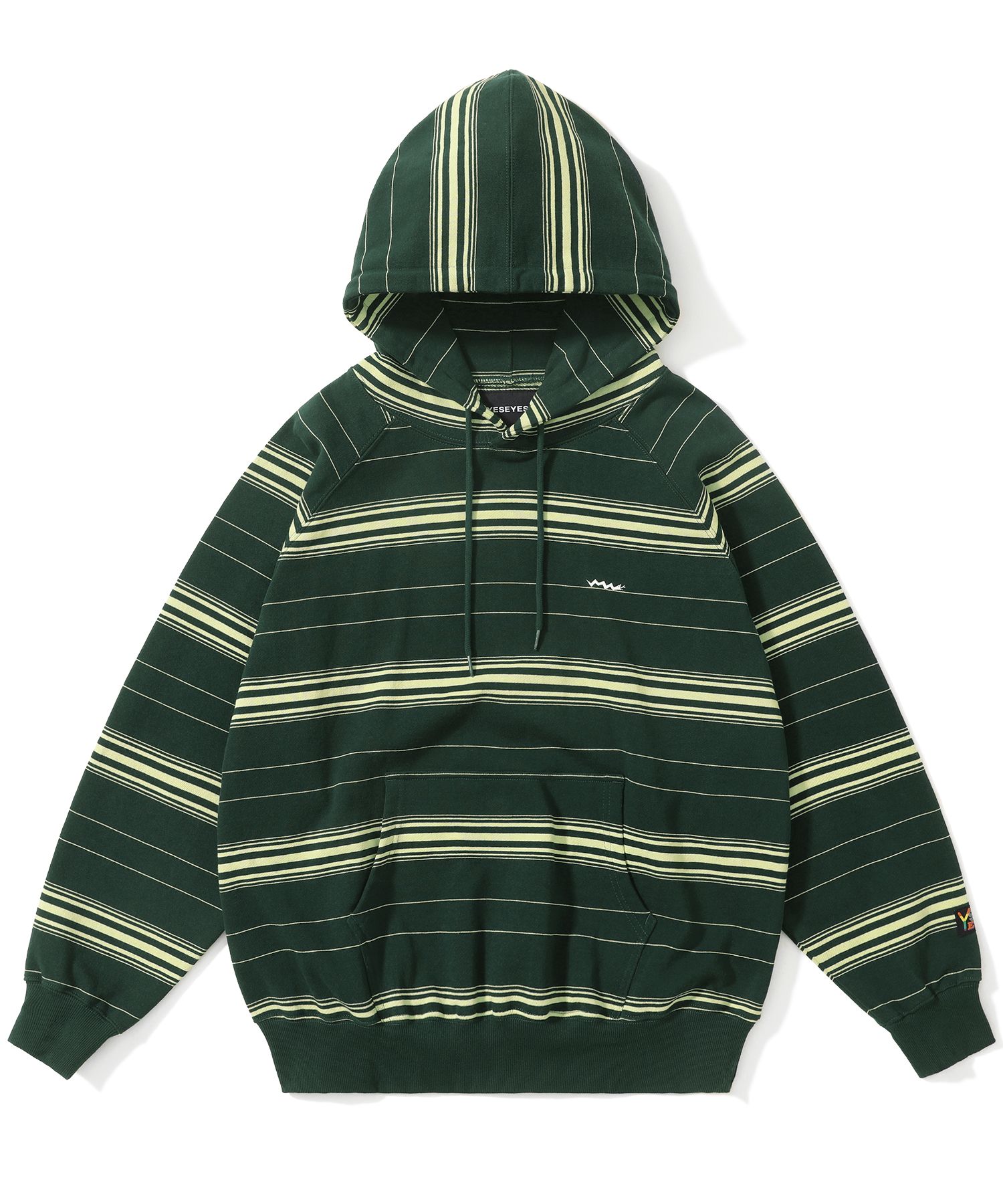 [YESEYESEE] ★ SN-Stripe Raglan Hoodie MUSINSA | YESEYESEE SN-Stripe Raglan Hoodie Green