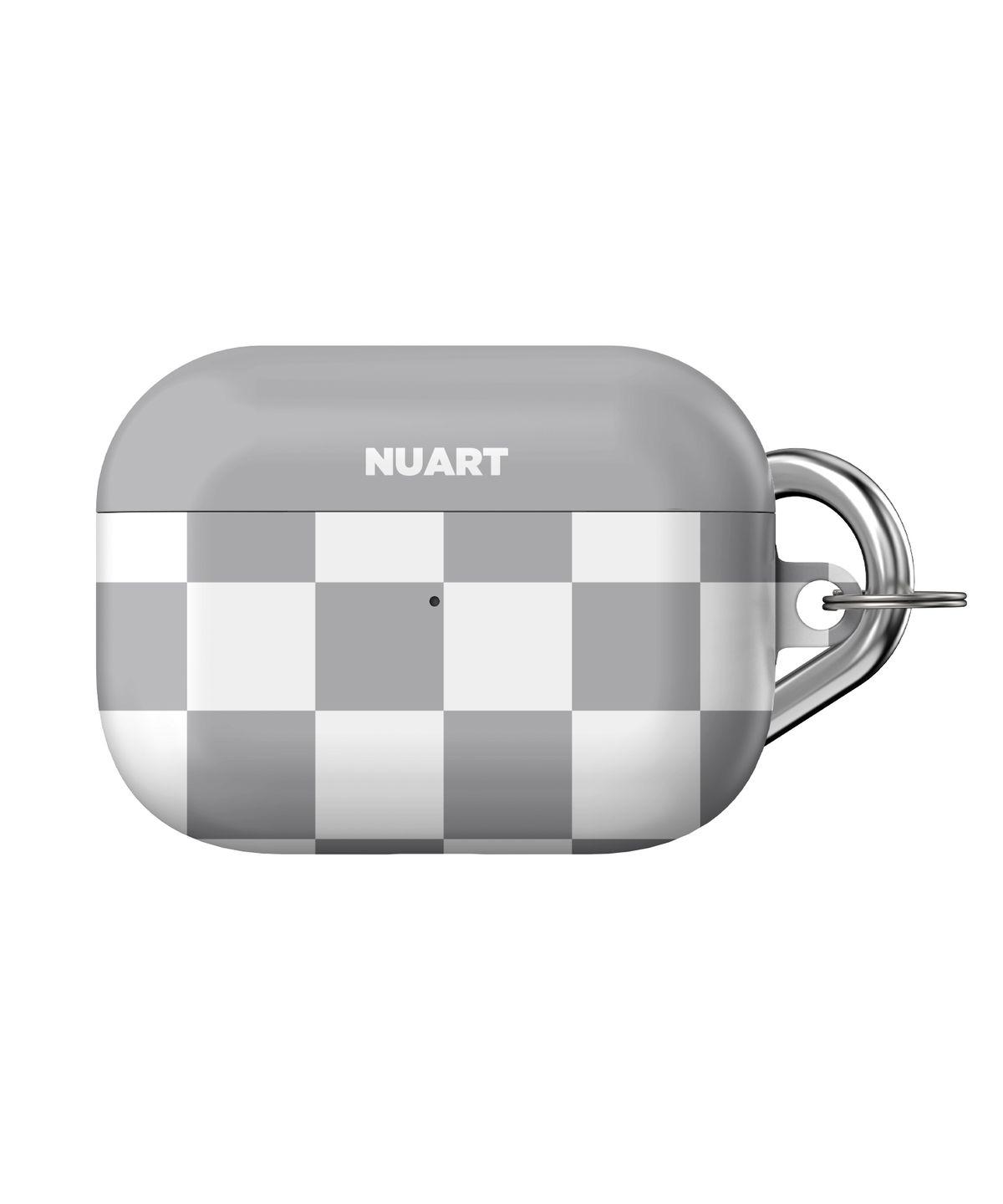 누아트(NUART) [그레이] 에어팟 1/2/3/4/세대/프로/2/3 체커보드 디자인 하드케이스