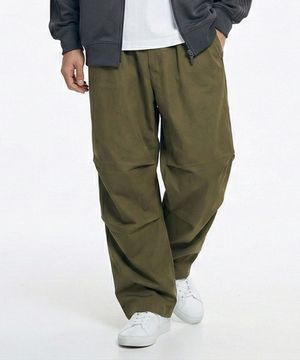 루즈 실루엣 프론트 다트조거 스토퍼 카키