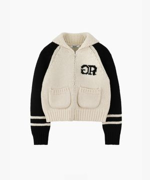 벤슨 니트 집업