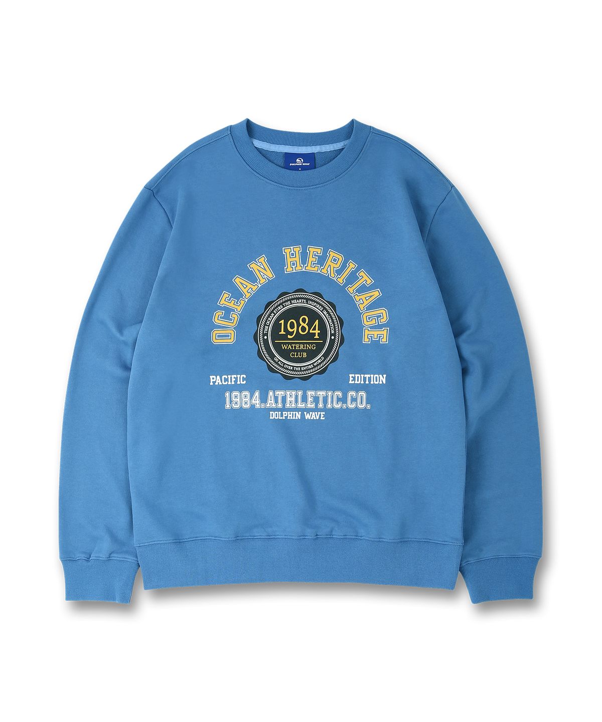 돌핀웨이브어패럴(DOLPHIN WAVE APPAREL) 돌핀 1984 맨투맨 블루